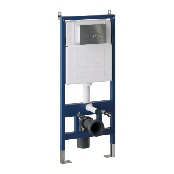 Клавиша смыва Grossman Style 700.K31.05.42M.42M графит сатиновый